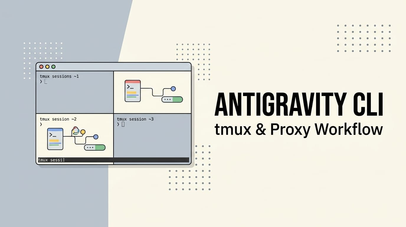 Antigravity CLI 实战指南：结合网络代理与 tmux 构建高效持久化终端 AI 开发流