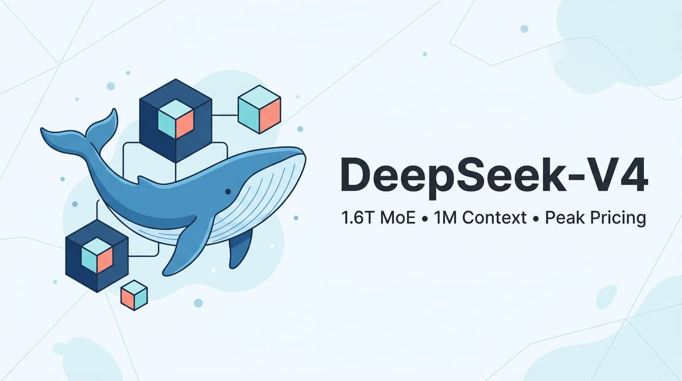 DeepSeek-V4 全面发布：1.6 万亿 MoE 旗舰 + 百万上下文，首创错峰半价定价机制！