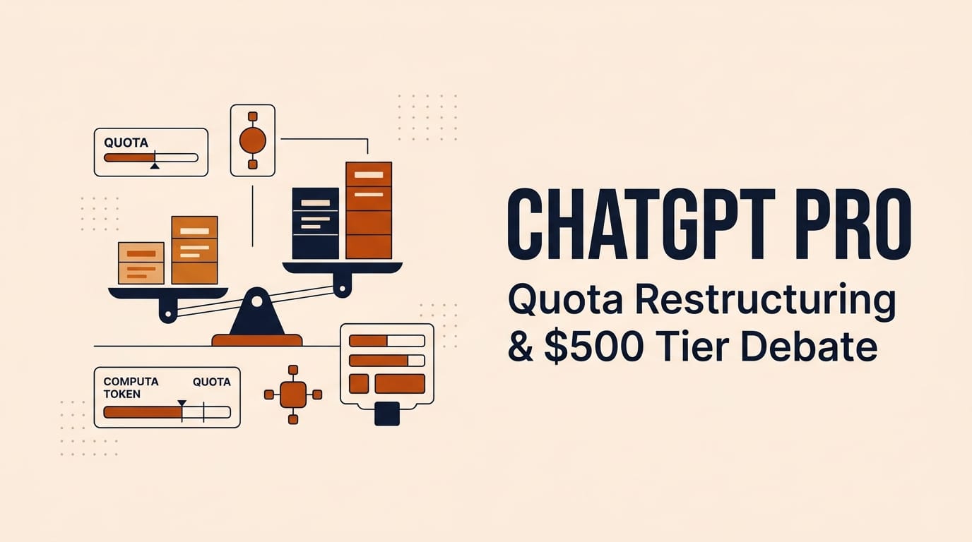 ChatGPT Pro 重新开放的背后：额度腰斩、$500 新阶梯与商业算力重构