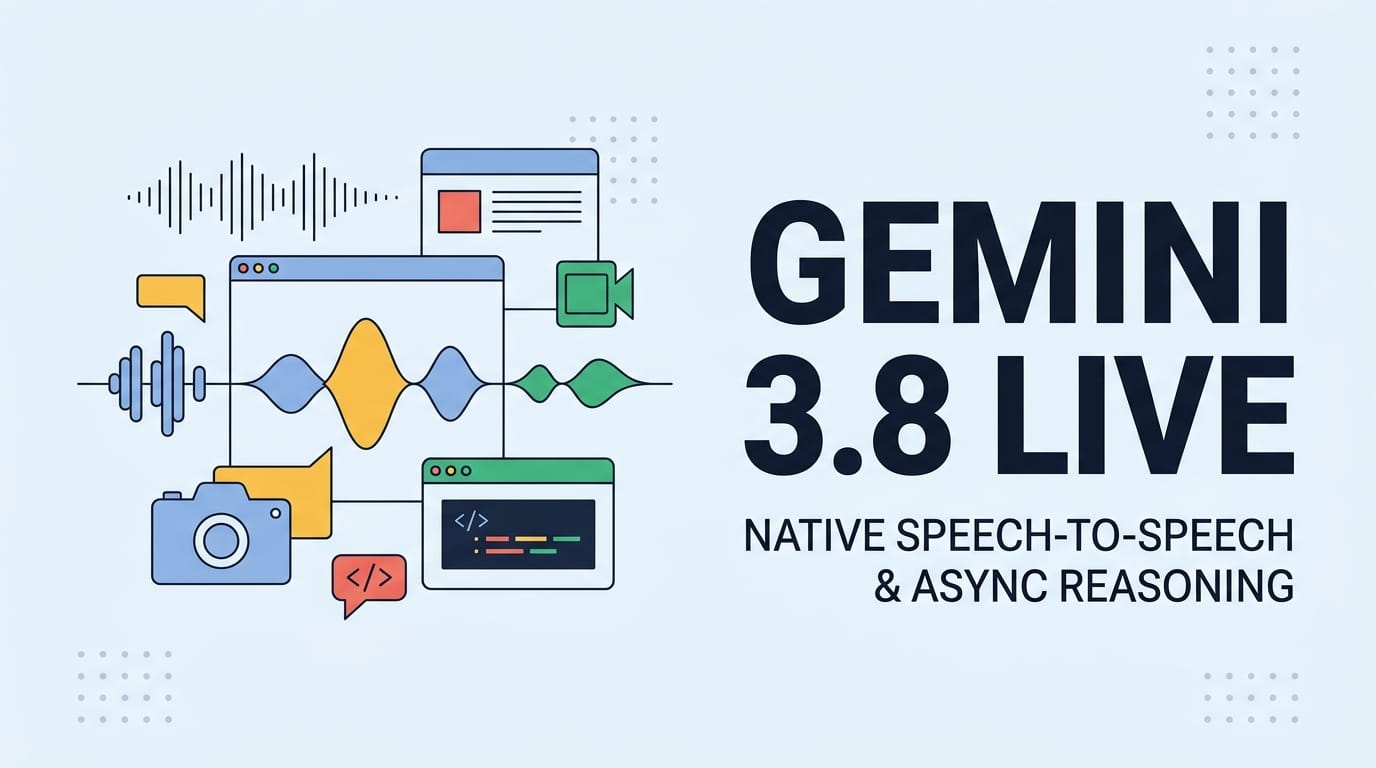 谷歌突发 Gemini 3.8 Live：登顶全球端到端语音榜首！边想边聊的“异步推理”与生产级实时 Agent 终局之战
