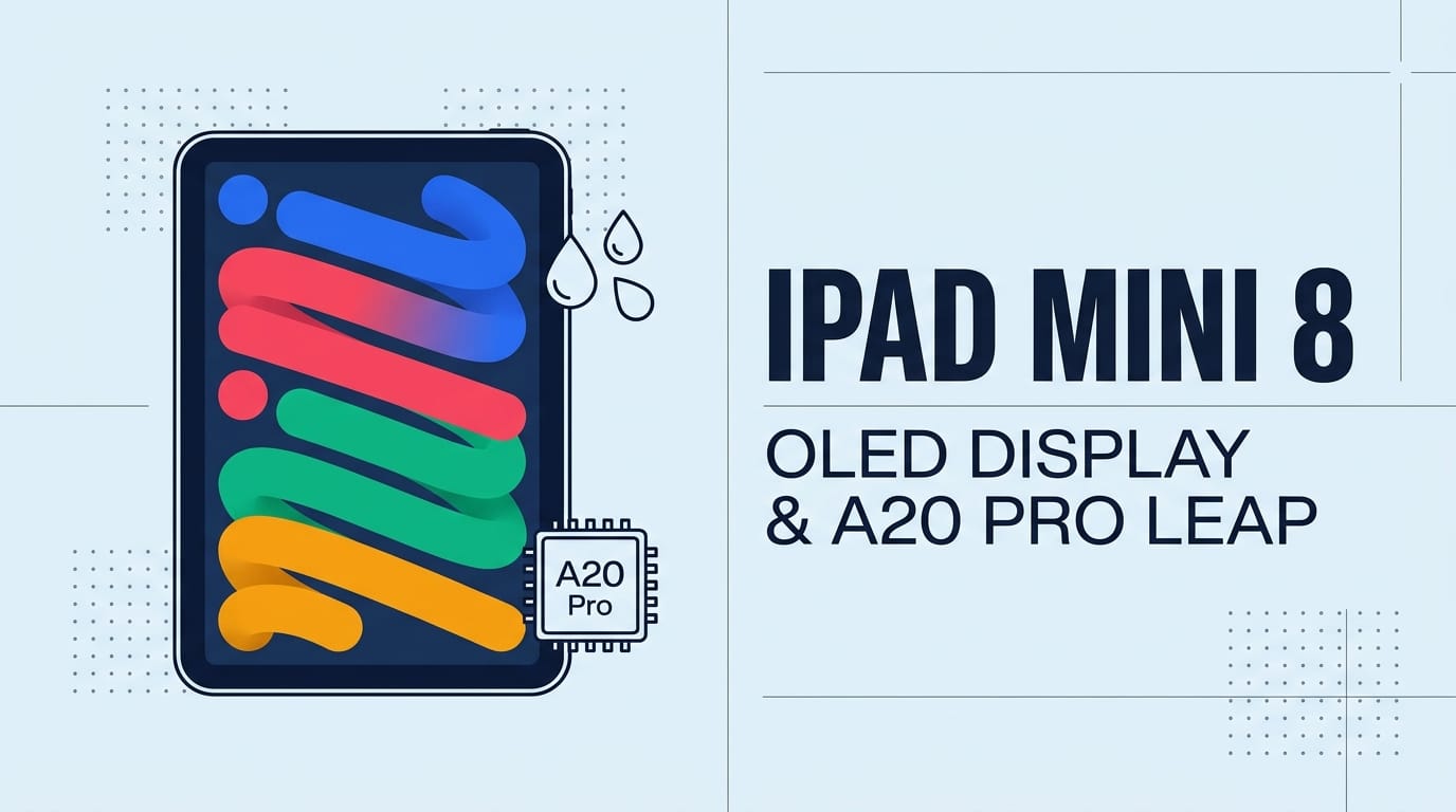 iPad mini 8 突袭上架：首发 OLED 与 A20 Pro，史上最大升级却留下两个争议